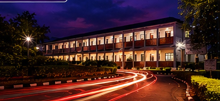 Sacred Heart Seminary Akure at night